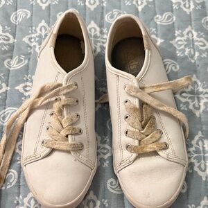 Keds  White Lace-Up Sneakers